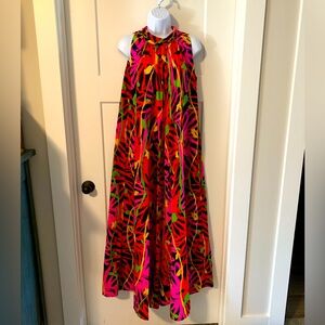 Vintage 1960’s “Fil-O-Wai” Halter Resort Maxi Dress size L
